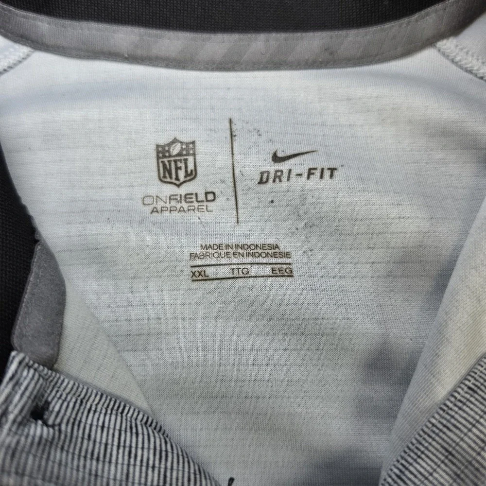 Nike Baltimore Ravens NFL Onfield Dri-FIT Striped Polo Shirt Mens‎ 2XL